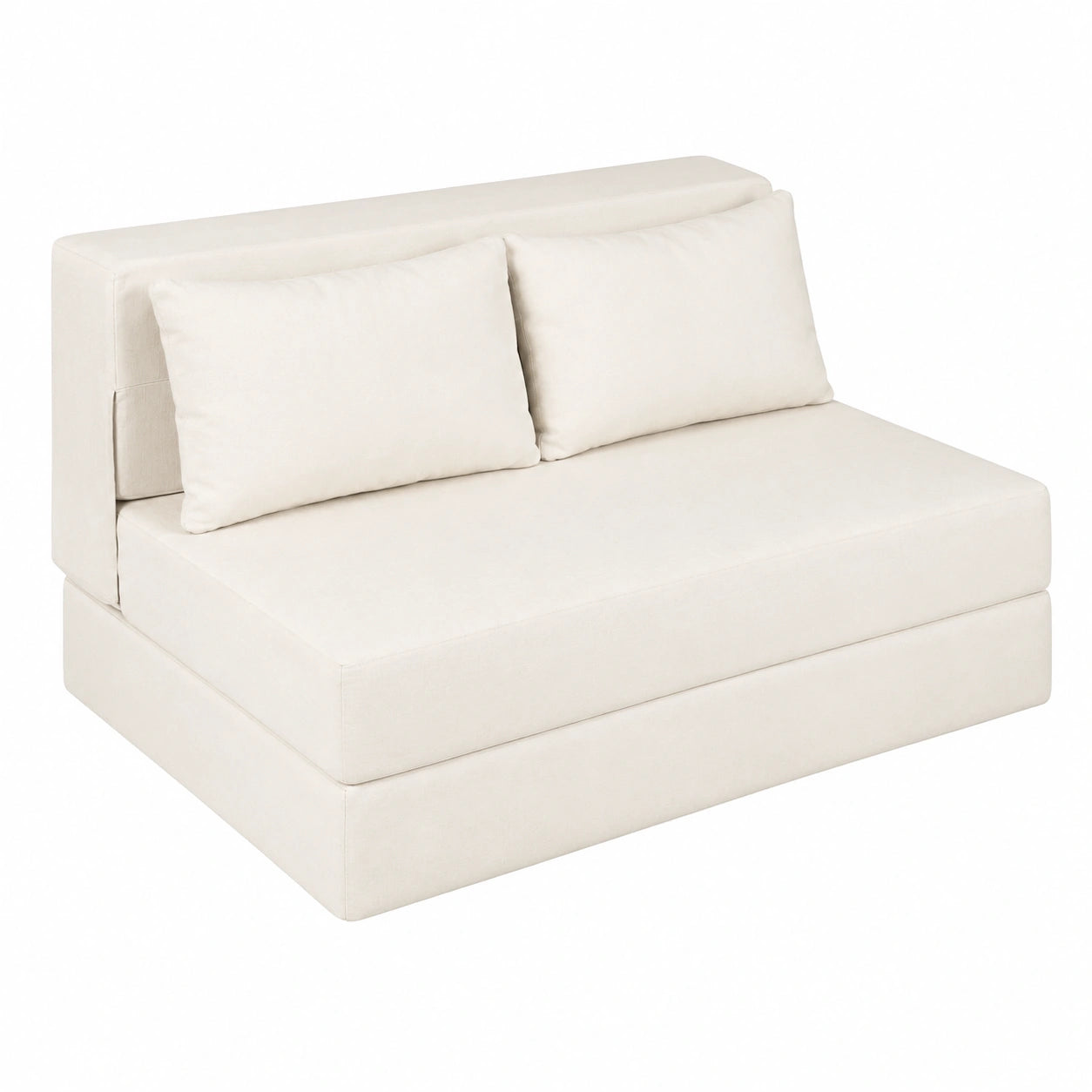 Sofá Cama 3 en 1 Plegable con Almohadas, Chenilla y Esponja, Ideal para Dormitorio y Oficina