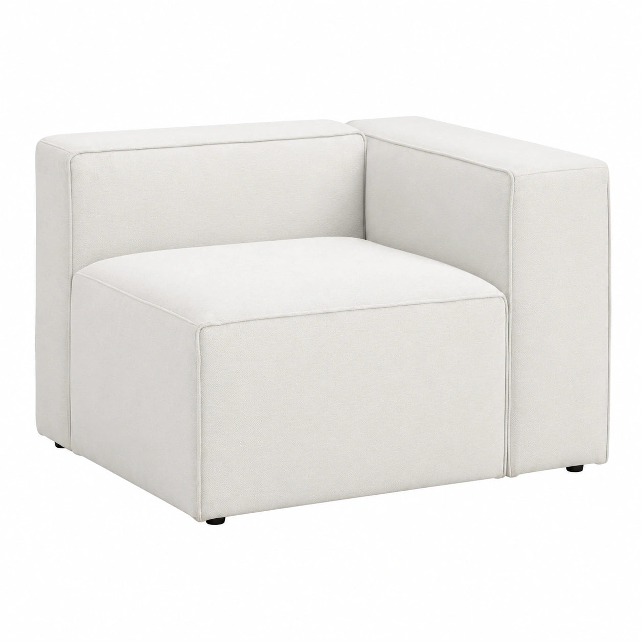 Sofá Modular Genua con Brazo Izquierdo, Tela Duradera, Estilo Alemán