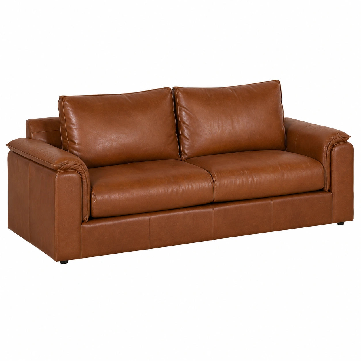 Sofá de Piel Natural Vintage de 3 Plazas GC Giner & Colomer