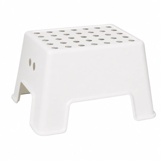 Ikea - Taburete de Baño Antideslizante Blanco Moderno, Soporta 150 kg