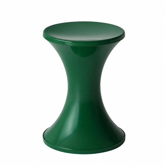 Taburete Ottoman de Almacenamiento Creativo, Reposapiés de PP Resistente y Ligero, Verde