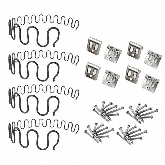 Kit de Reparación de Resortes de Sofá en Zigzag de Alta Resistencia - 4 Piezas, 50cm