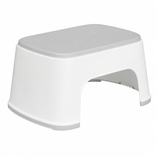 Taburete Infantil Antideslizante BAYBJÖRN en Blanco y Gris