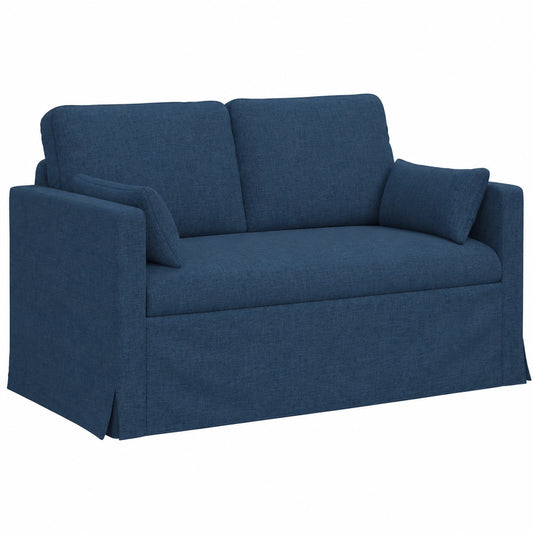 Sofá Modular Azul Ergonómico de Tela, 139x78x80 cm, Diseño Moderno y Versátil para el Hogar